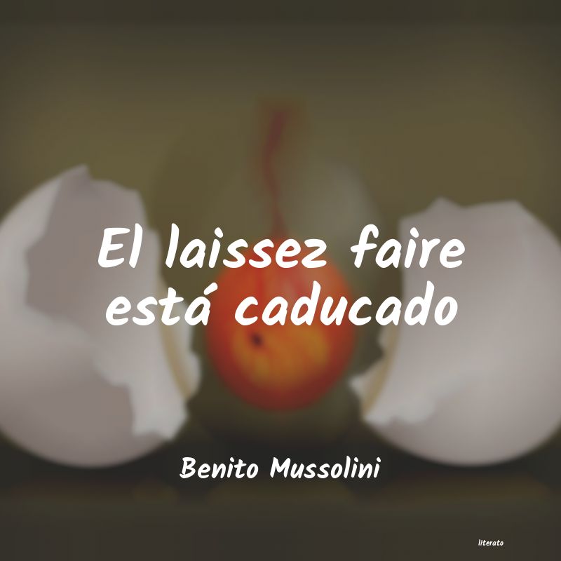 frases de Benito Mussolini