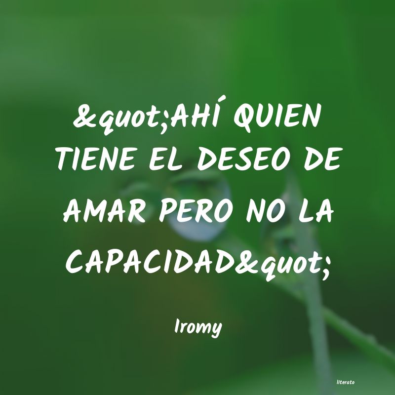 frases de Iromy