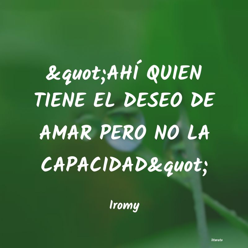 Frases de Iromy