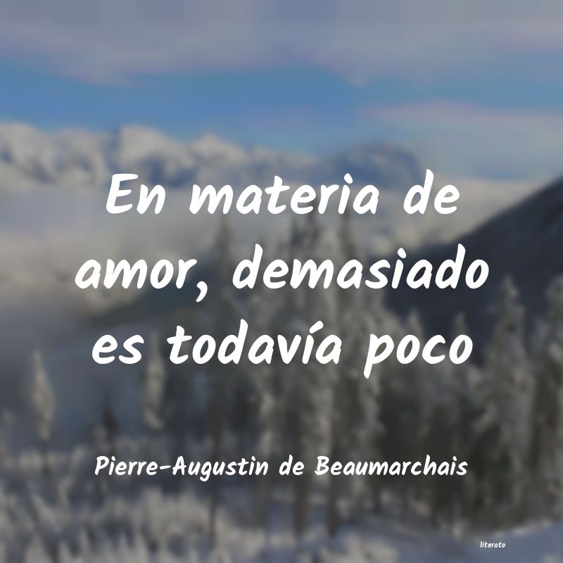frases de Pierre-Augustin de Beaumarchais
