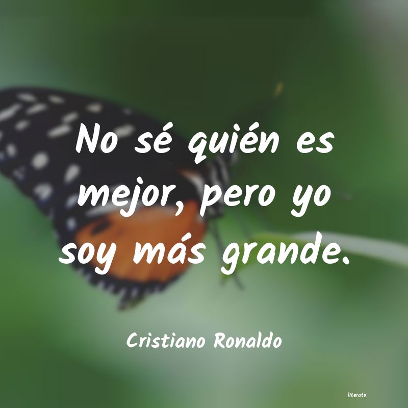frases de Cristiano Ronaldo