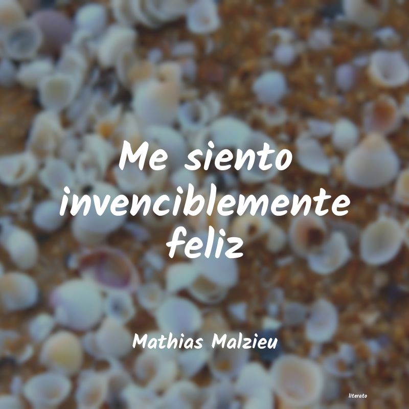 Frases de Mathias Malzieu