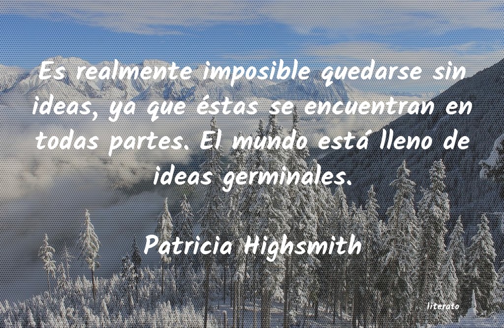 frases de Patricia Highsmith
