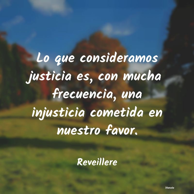 Frases de Reveillere