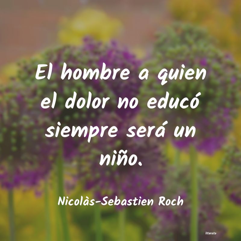 Frases de Nicolàs-Sebastien Roch