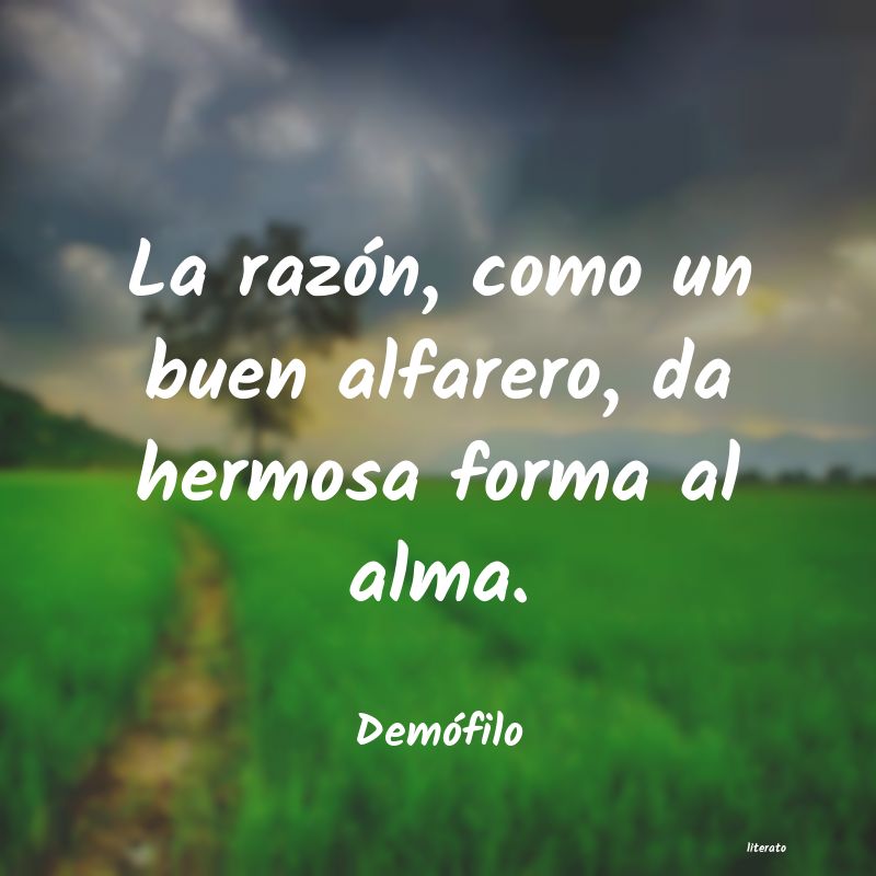 frases de Demófilo