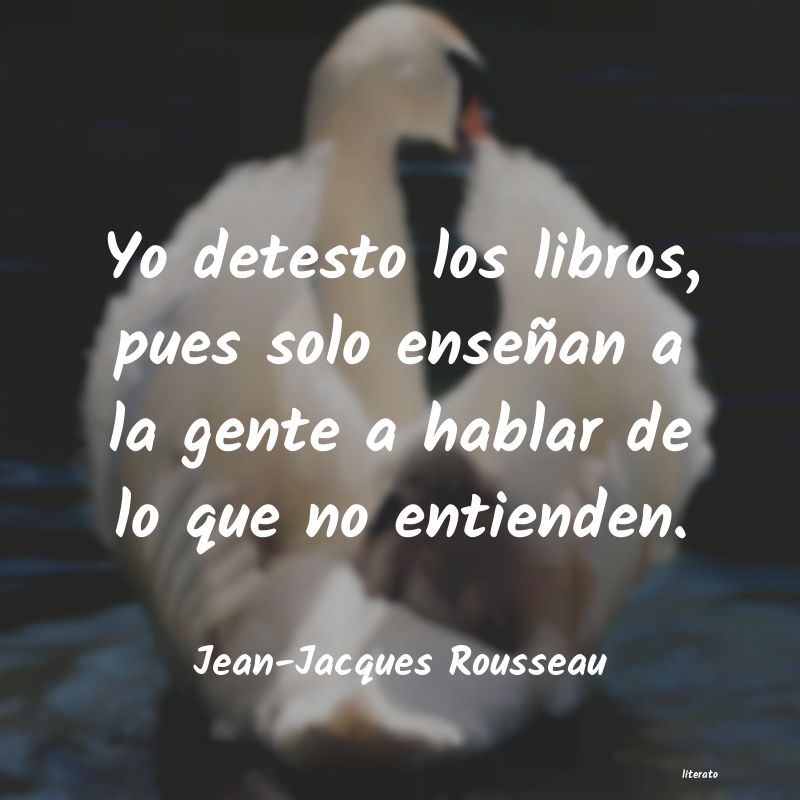 frases de Jean-Jacques Rousseau