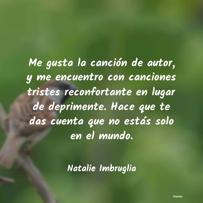 Frases de Natalie Imbruglia