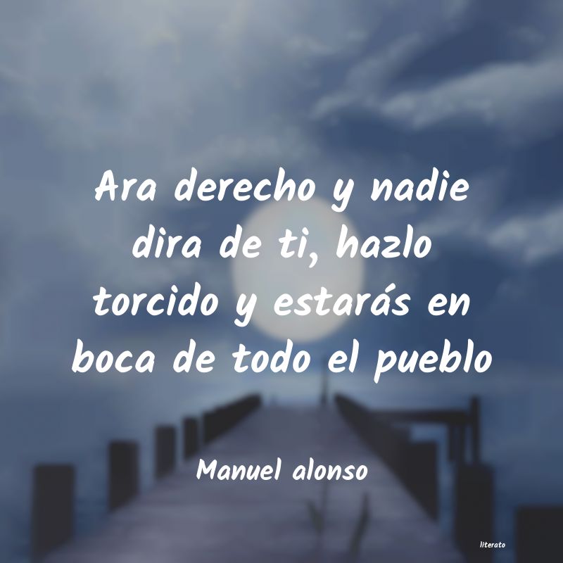 Frases de Manuel alonso