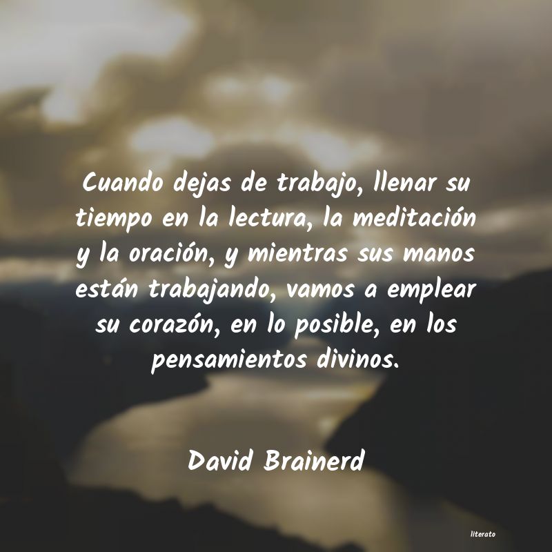 Frases de David Brainerd