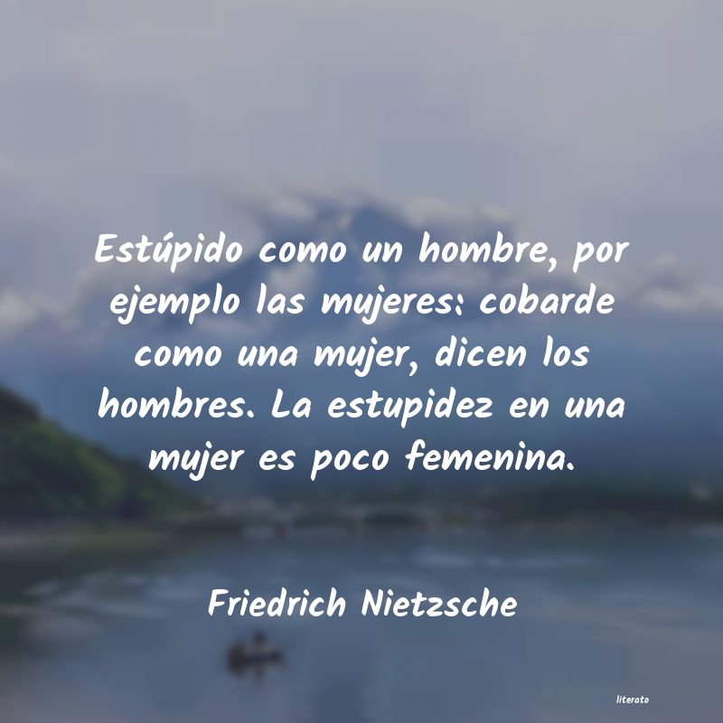 Frases de Friedrich Nietzsche