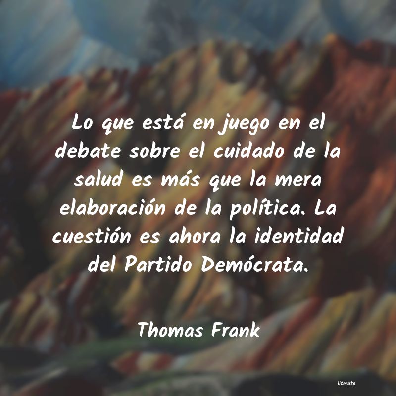 Frases de Thomas Frank