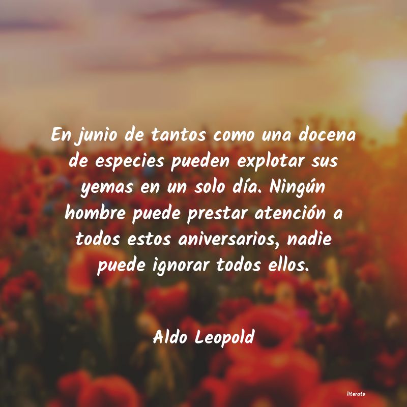 frases de Aldo Leopold