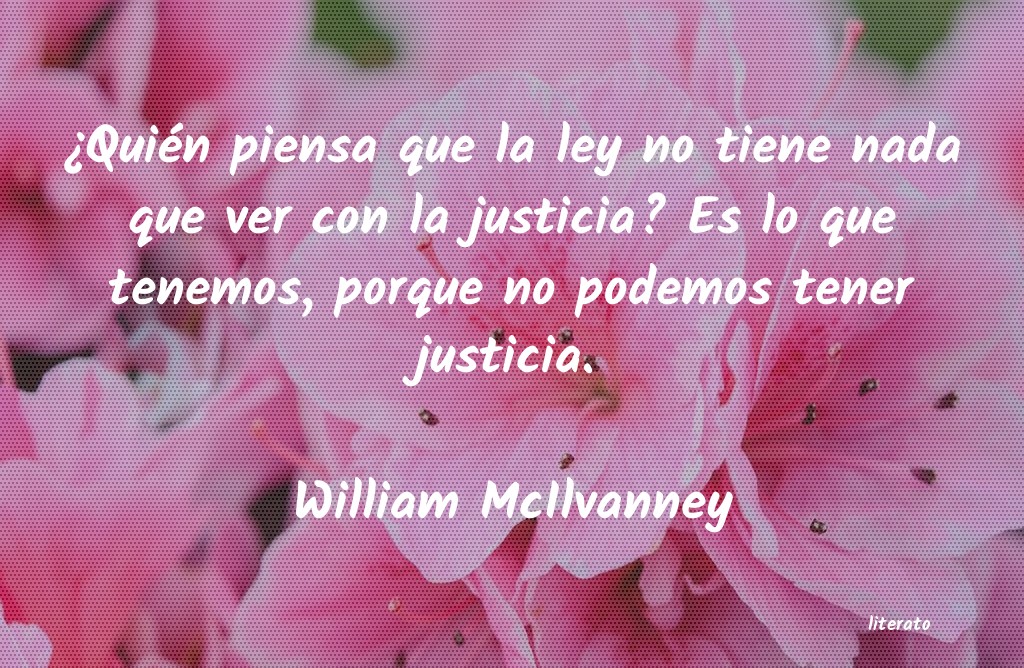 Frases de William McIlvanney