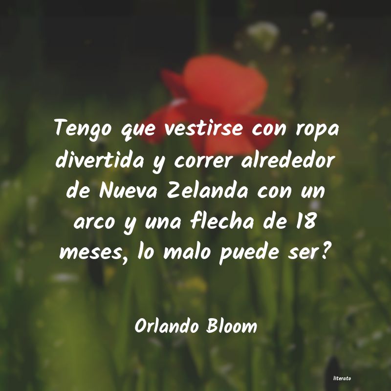 frases de Orlando Bloom