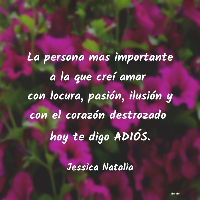 Frases de Jessica Natalia