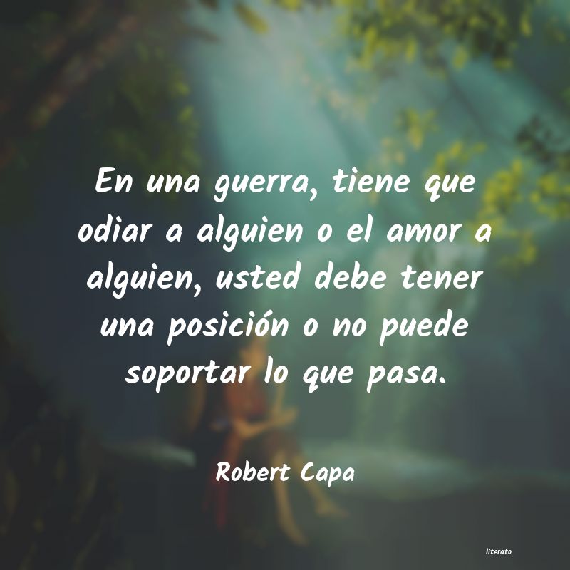 frases de Robert Capa