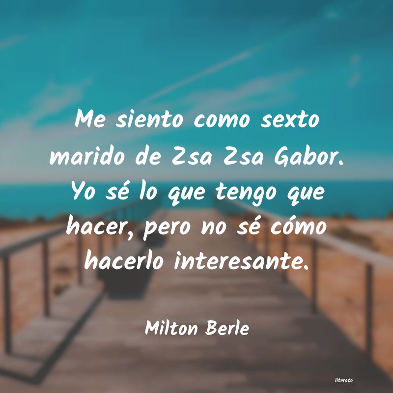 Frases de Milton Berle