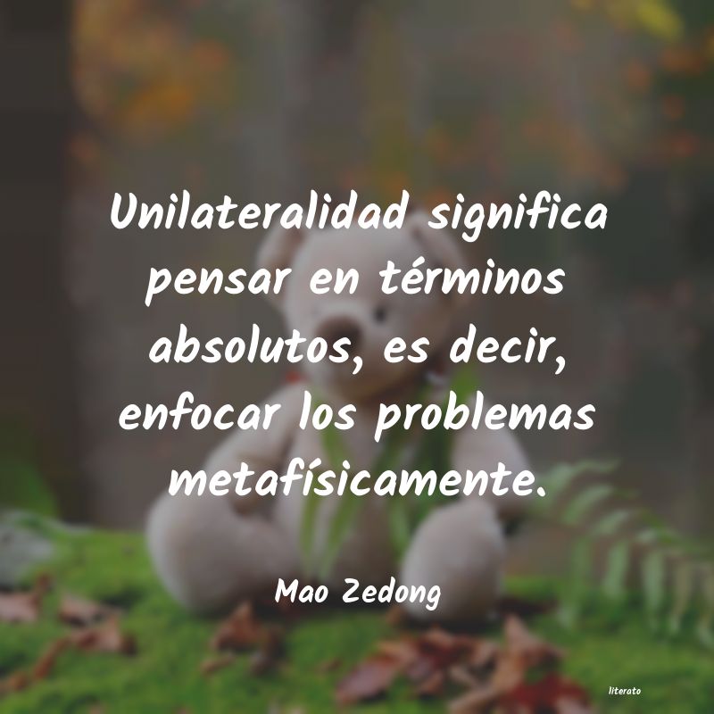 frases de Mao Zedong