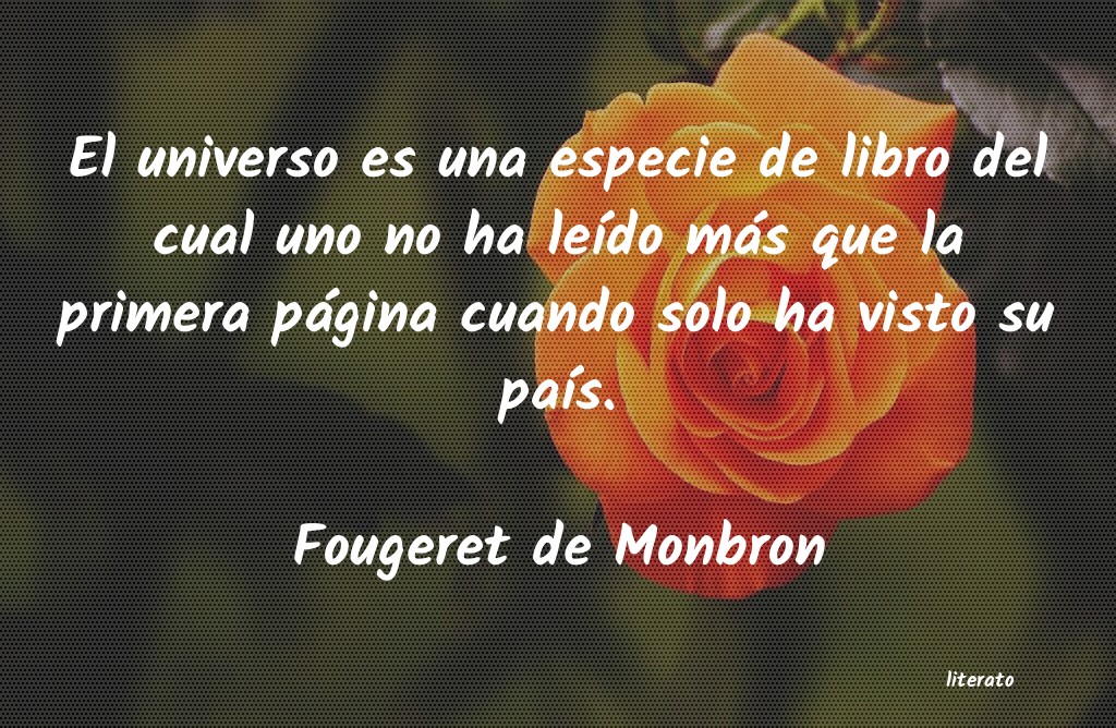 Frases de Fougeret de Monbron