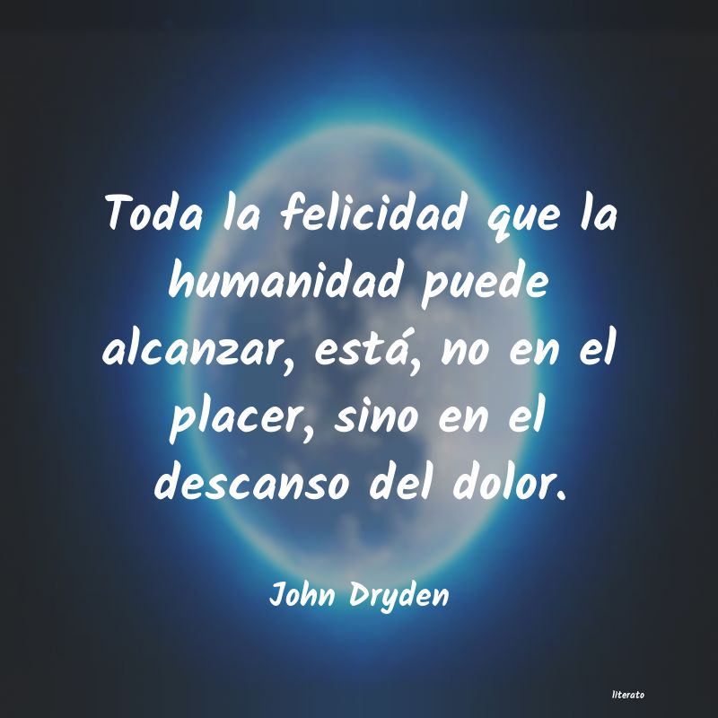 frases de John Dryden