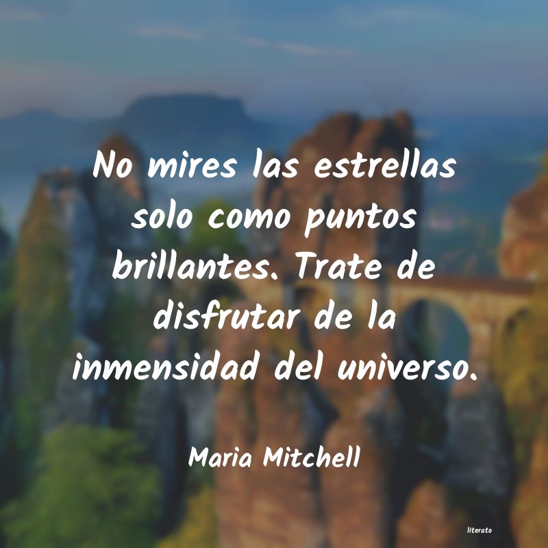 Frases de Maria Mitchell