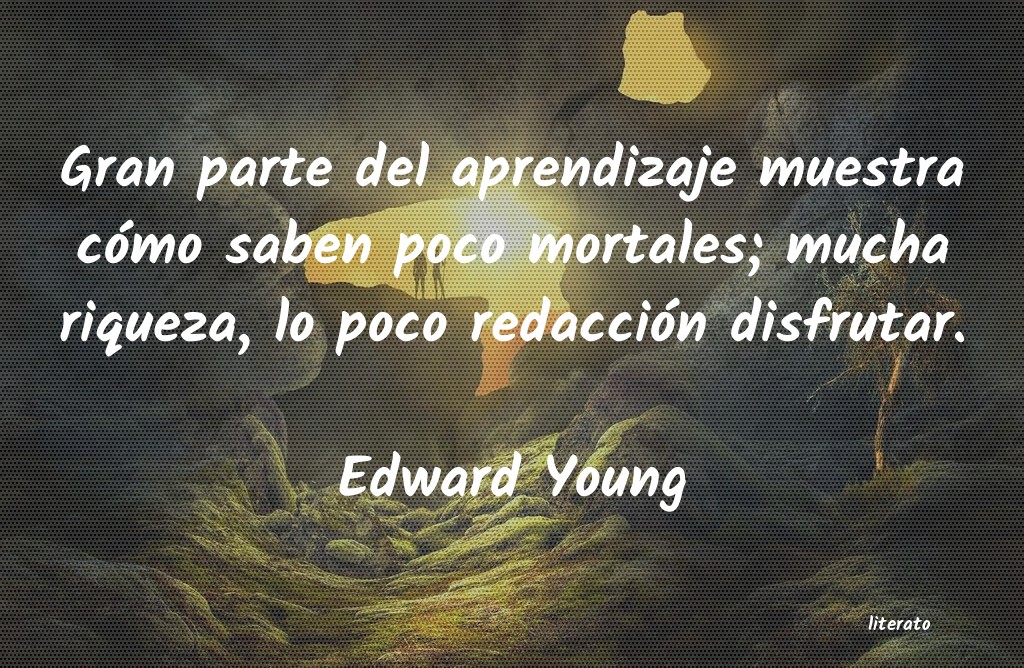 Frases de Edward Young