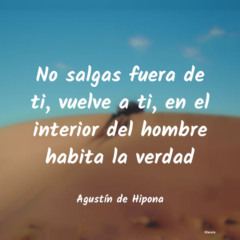 frases de AgustÃn de Hipona