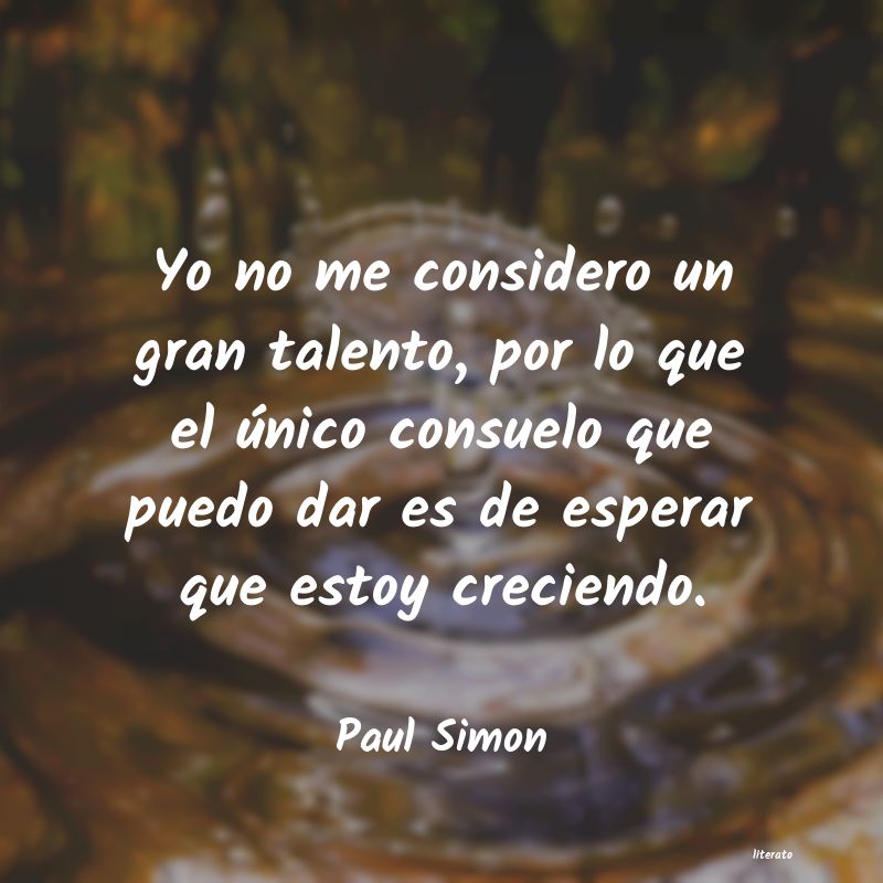 Frases de Paul Simon