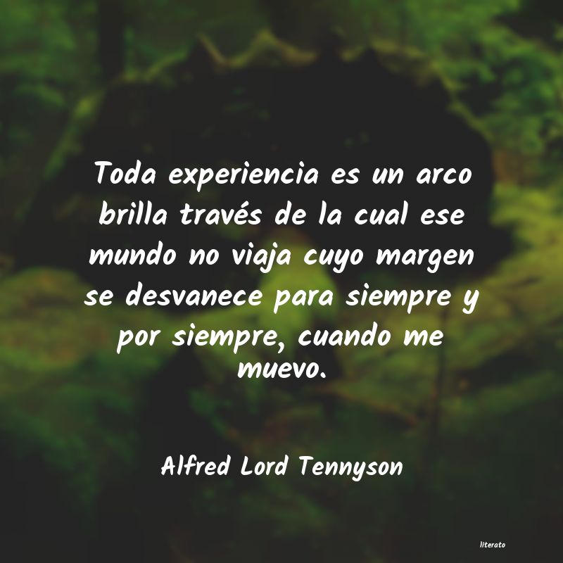 frases de Alfred Lord Tennyson