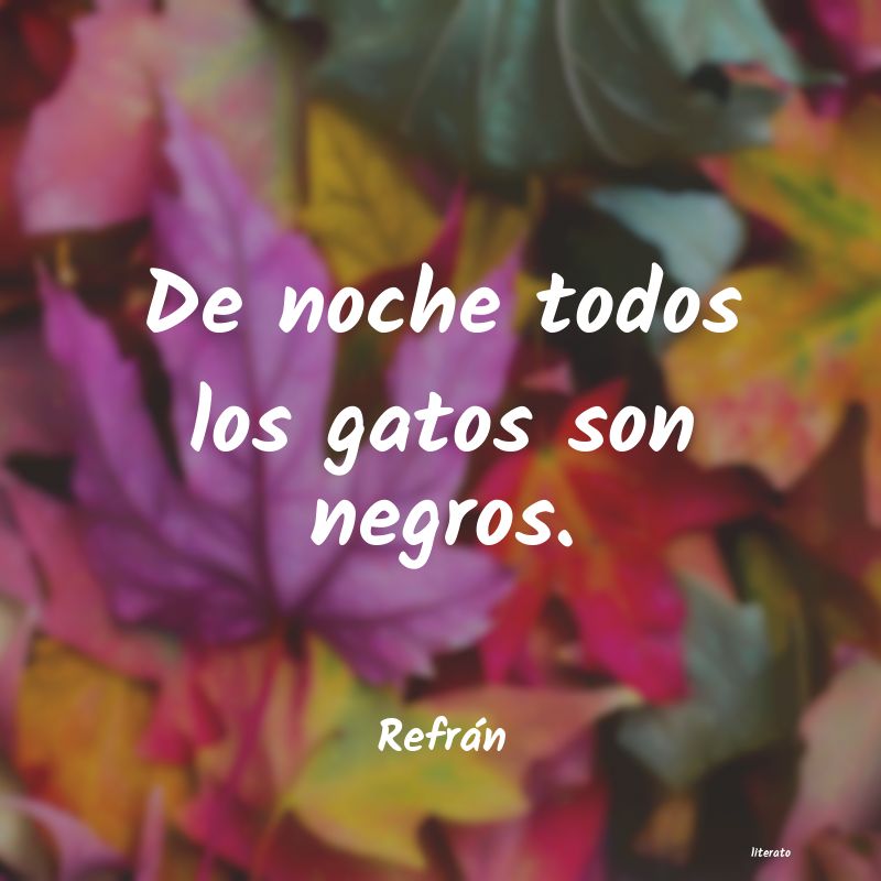 Frases de Refrán