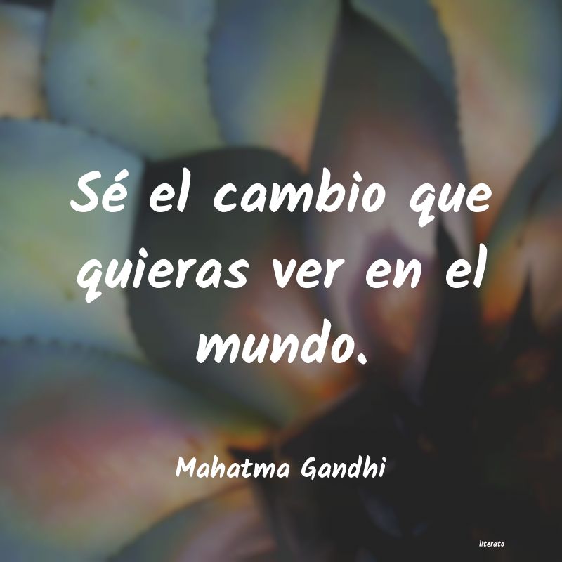 frases de Mahatma Gandhi