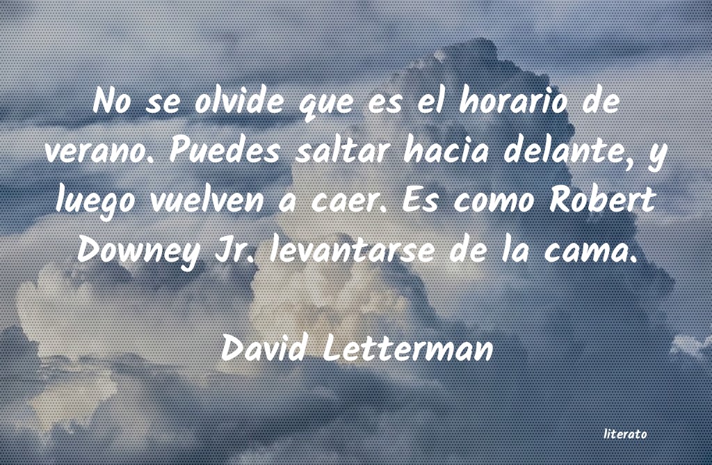 Frases de David Letterman