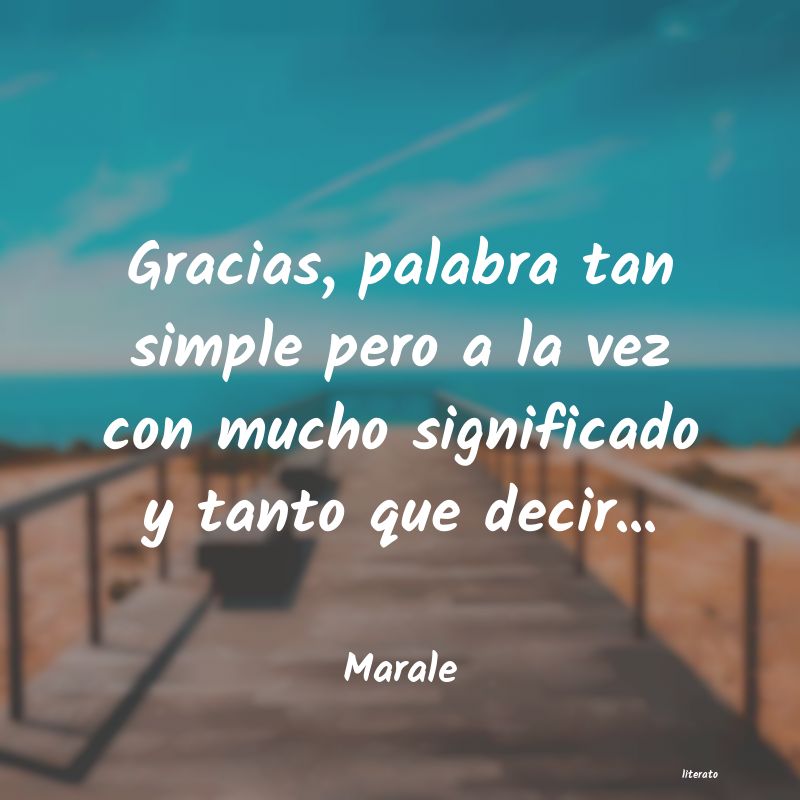 frases de Marale