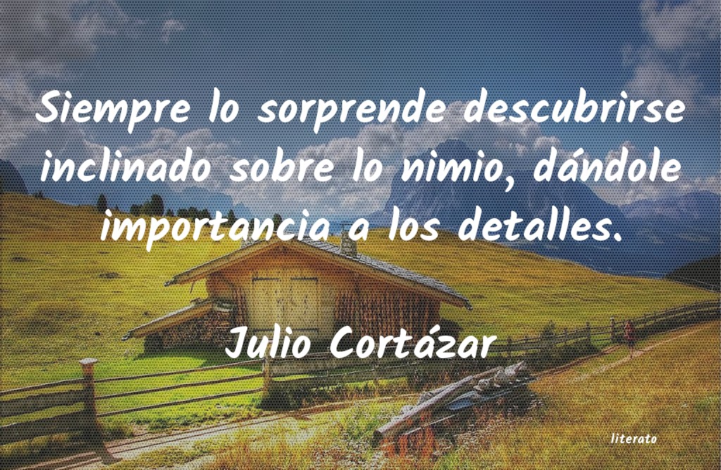 frases de Julio Cortázar