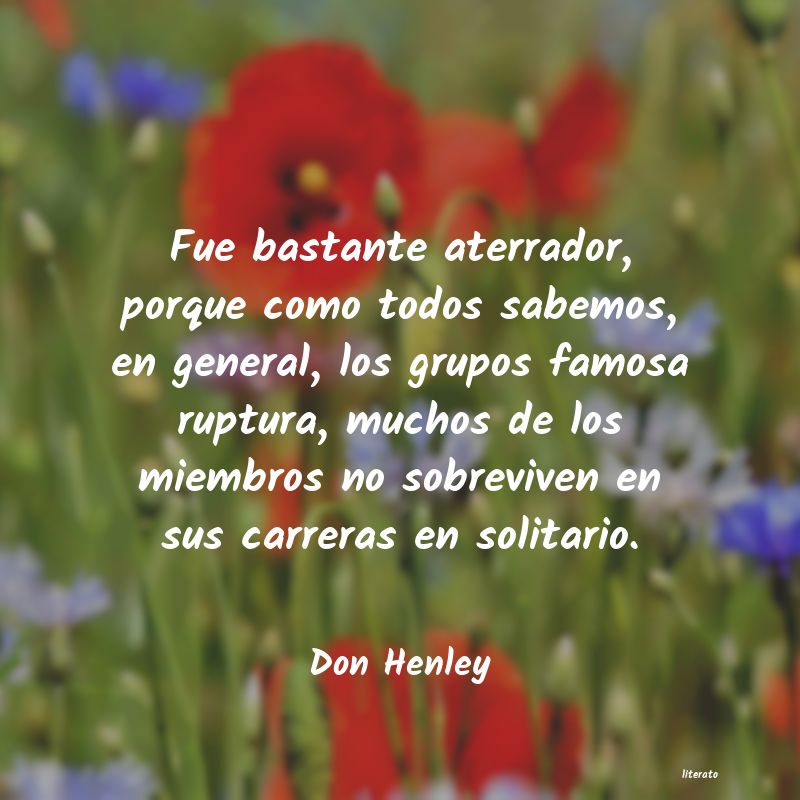 Frases de Don Henley