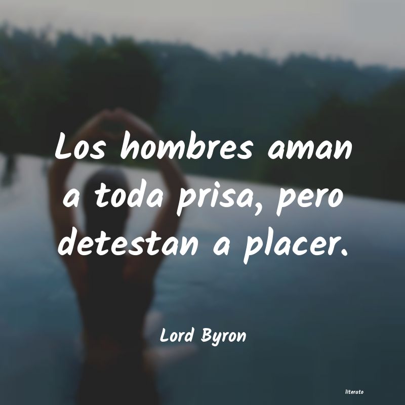 Frases de Lord Byron