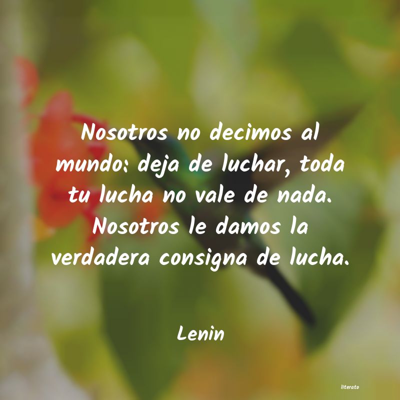 frases de Lenin