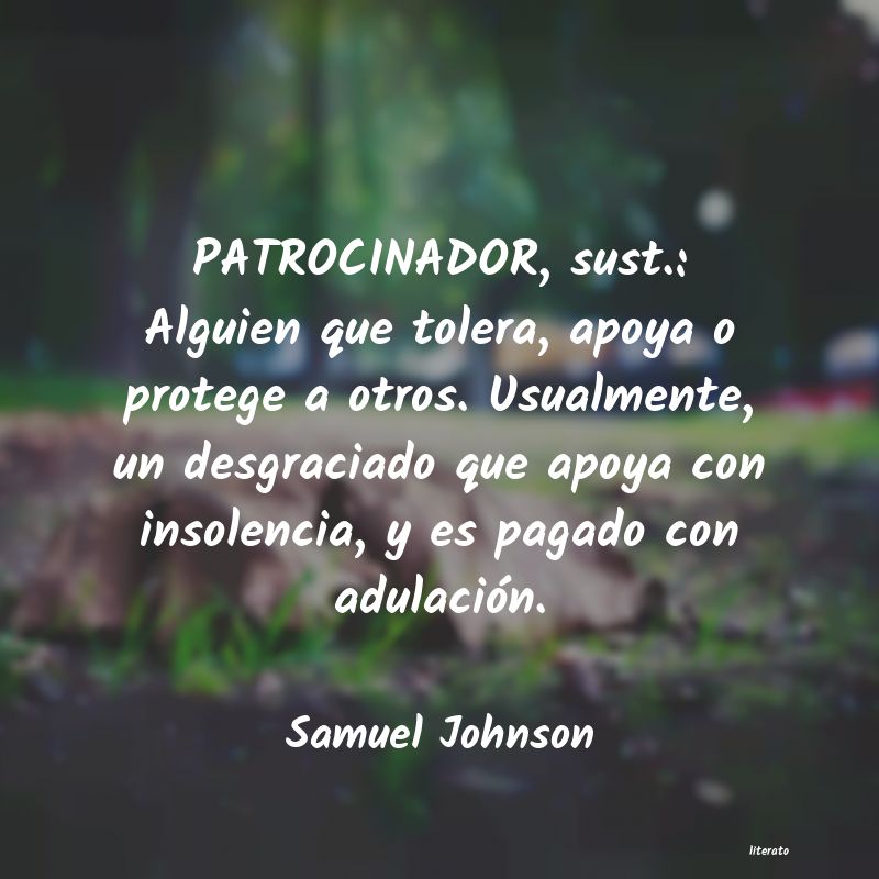 frases de Samuel Johnson