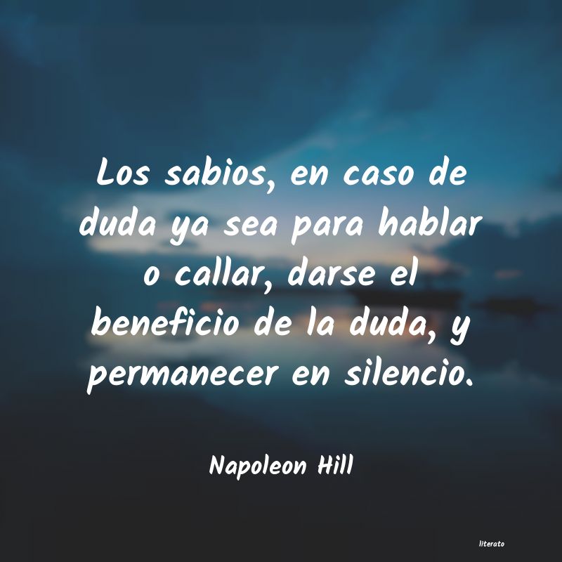 frases de Napoleon Hill