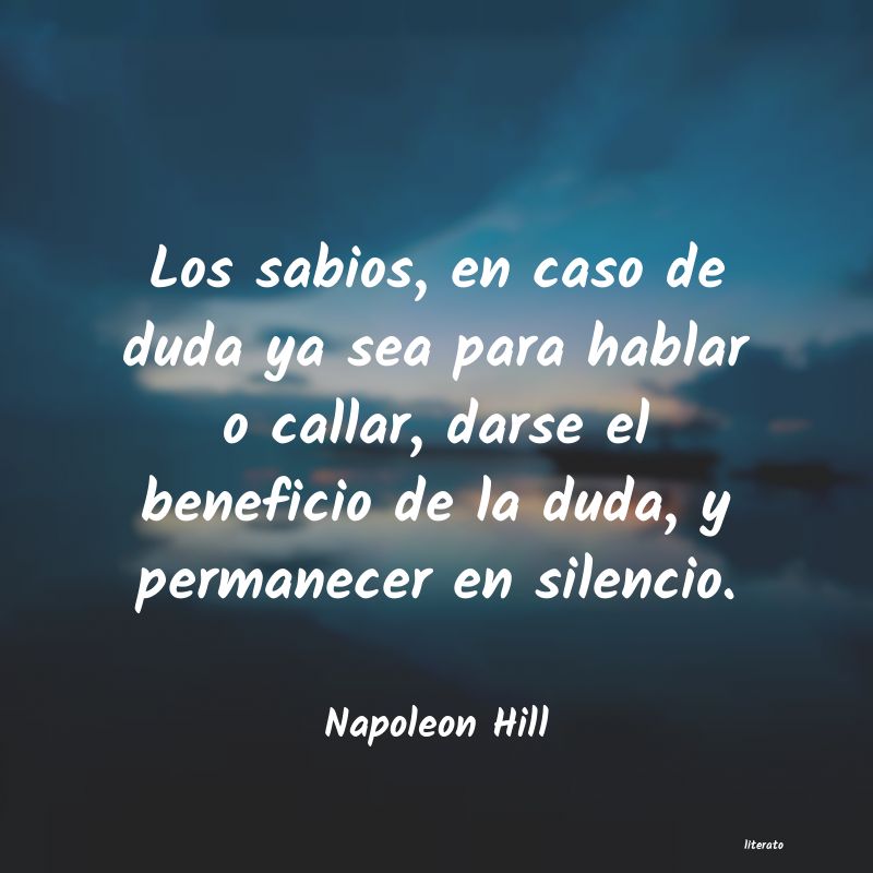 Frases de Napoleon Hill