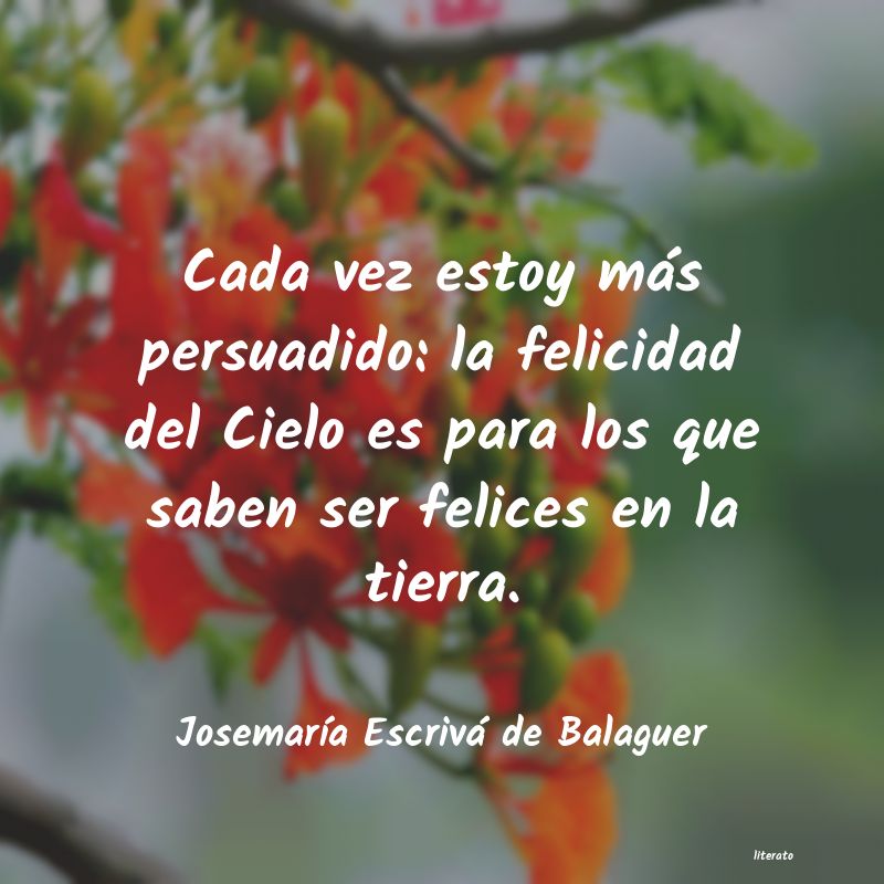 frases de JosemarÃa Escrivá de Balaguer