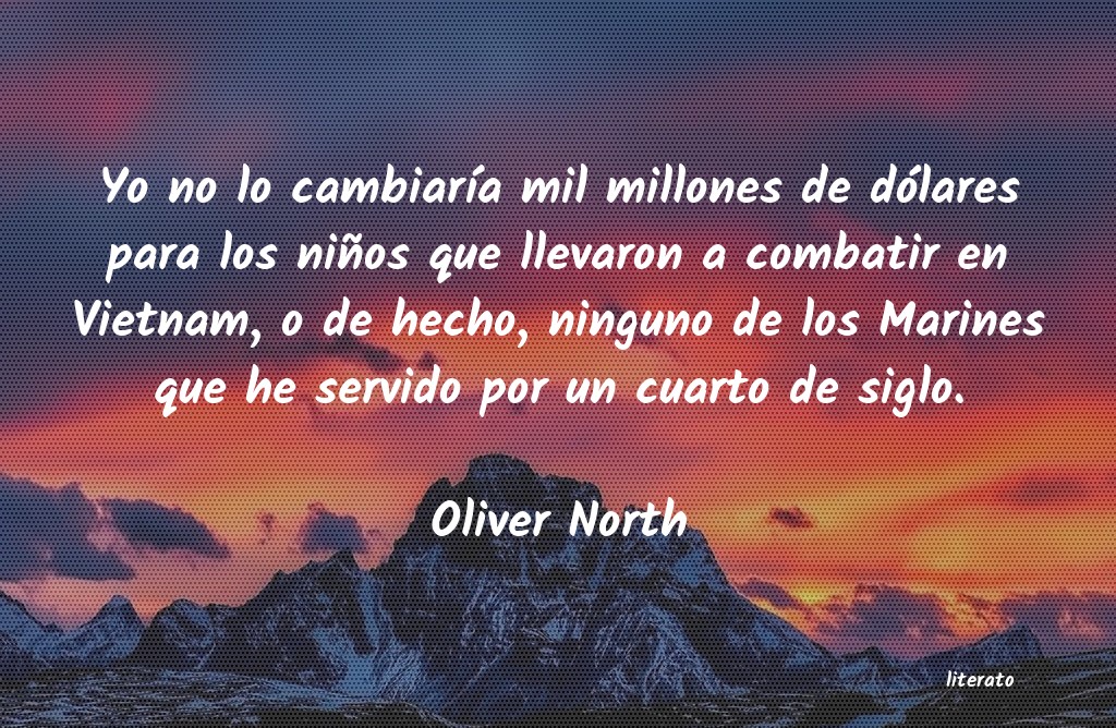frases de Oliver North