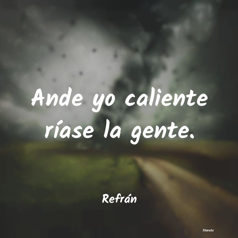 frases de Refrán