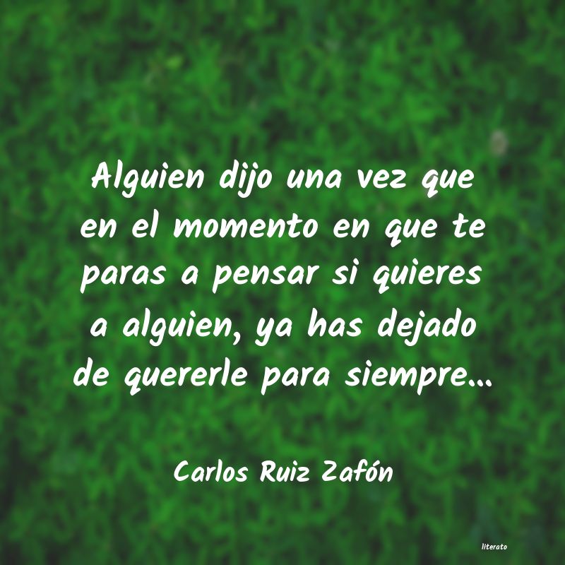 frases de Carlos Ruiz Zafón