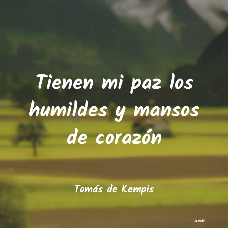 Frases de Tomás de Kempis