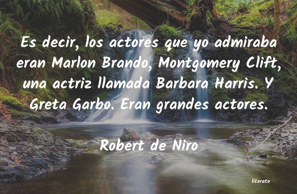 frases de Robert de Niro