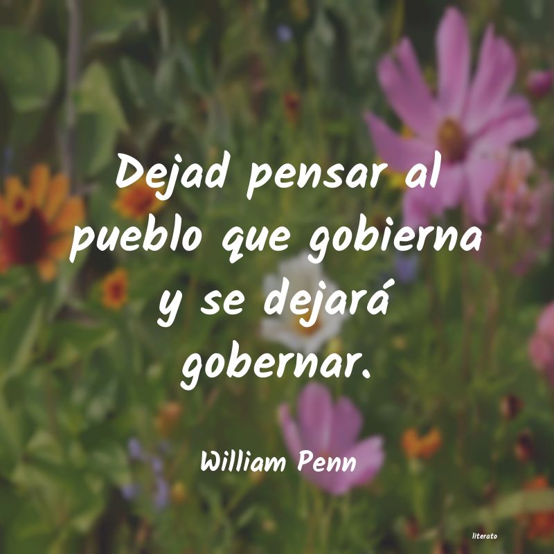 frases de William Penn