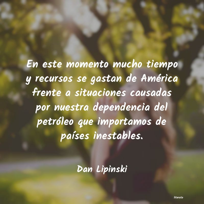 Frases de Dan Lipinski