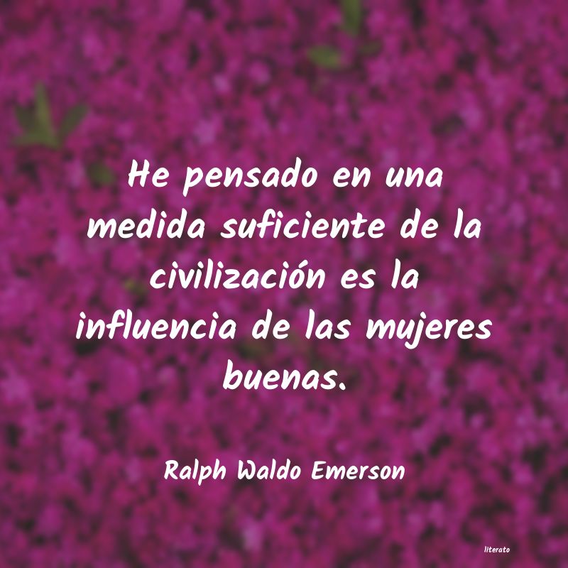 frases de Ralph Waldo Emerson